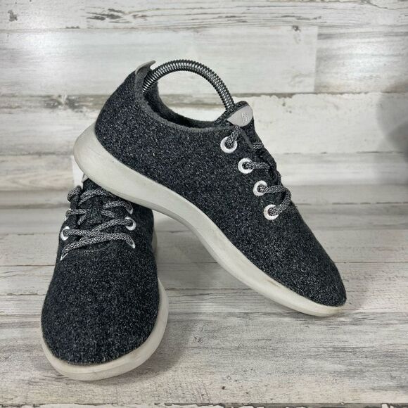 Allbirds Womens 8 Wool Runners Sneakers Heather Gray‎ White Soles Size 9 - Picture 6 of 9